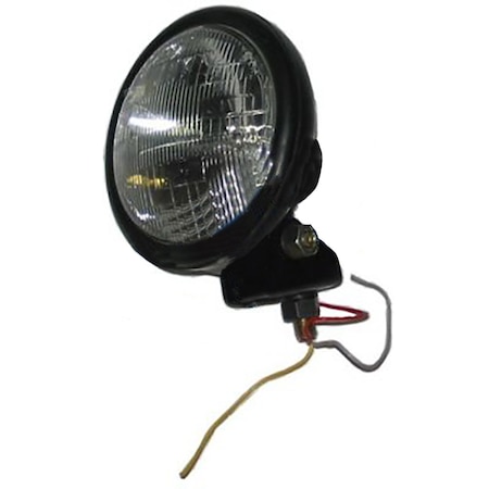 Aftermarket E4NN13006AA LH RH Round Headlamp Side Mounted Fits Ford New Holland Tractor E4NN13005HA